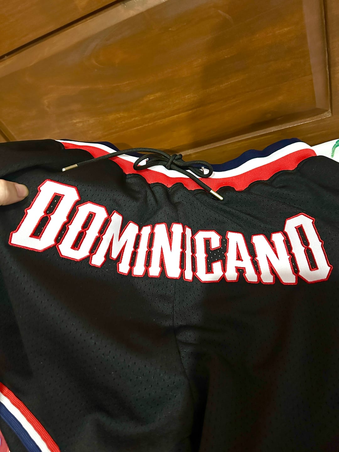 Customer photo review of Dominican Republic Basketball Shorts