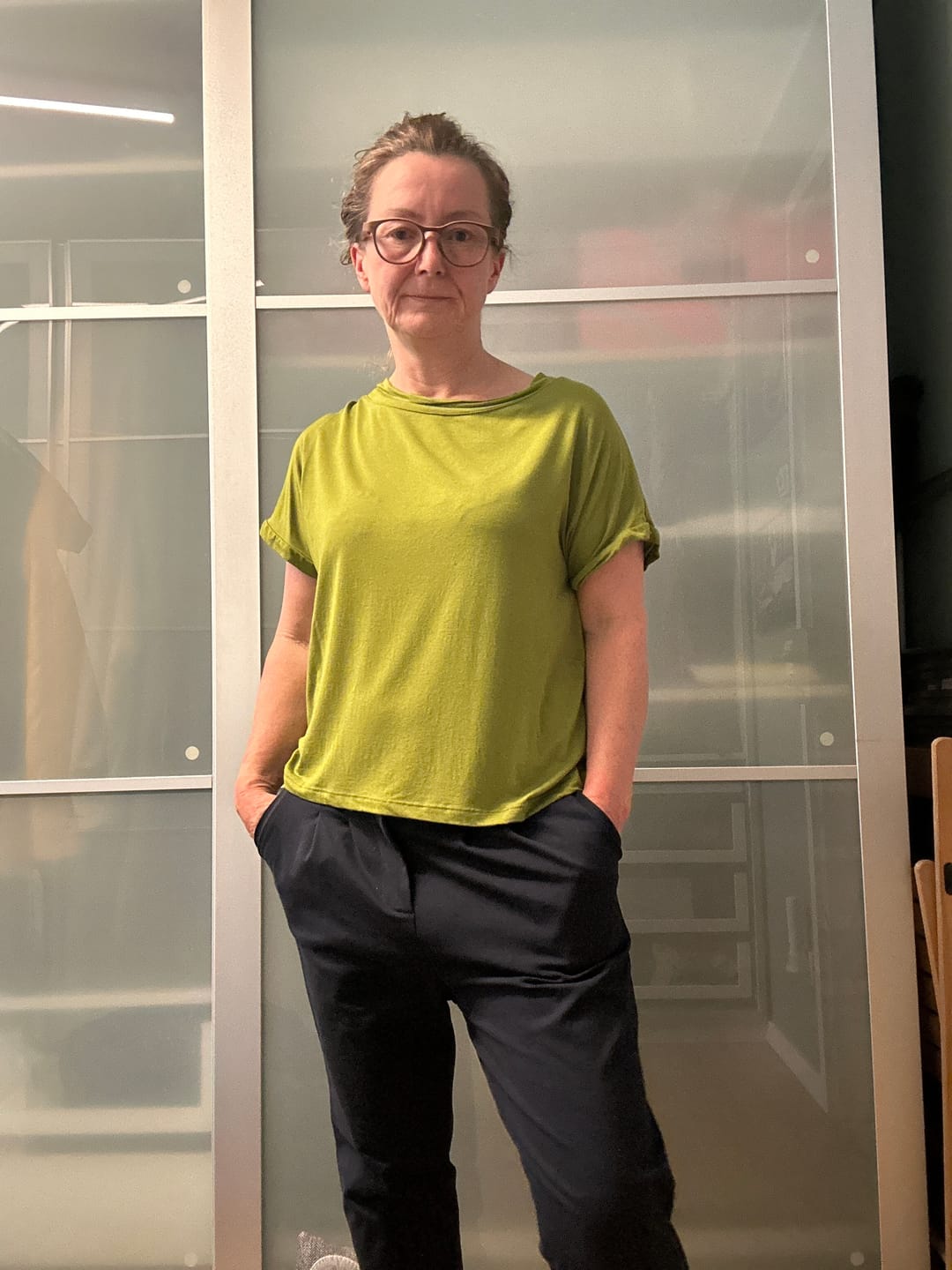Customer photo review of ALFERA T-Shirt aus leichtem Viskose-Jersey