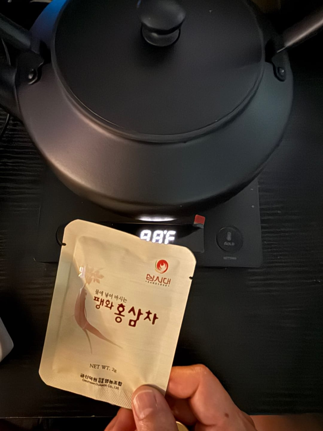 Customer photo review of Korean Red Ginseng Roasted Tea (2g X 10ea), 100% Chopped