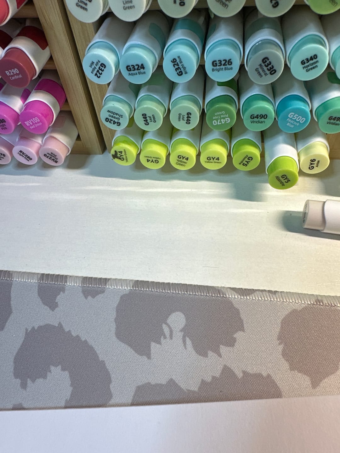 Customer photo review of Ohuhu Honolulu GY4 / YG012 Individual Marker, Brush & Chisel