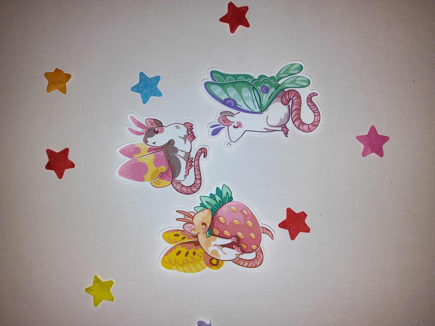 Customer photo review of Mothrat Stickers