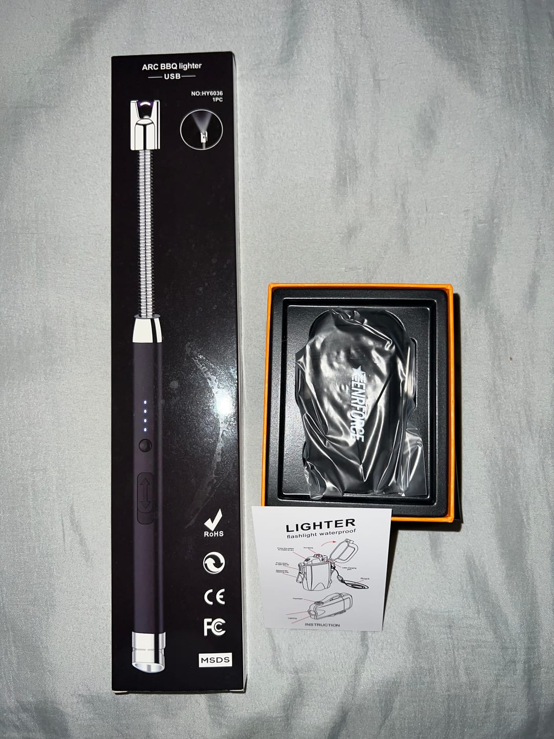 Customer photo review of 360 Degree Household Arc Lighter