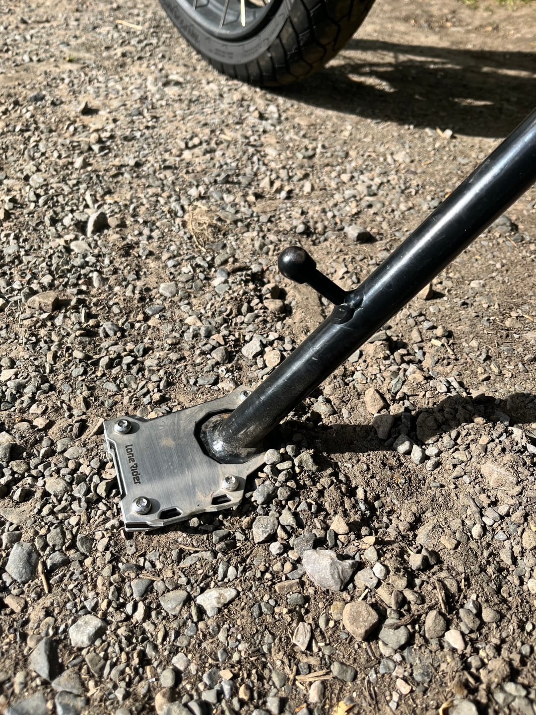 Customer photo review of Side Stand Foot Extension BMW R1200/1250GS/Adventure