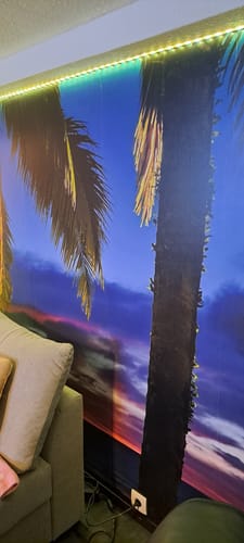 Customer photo review of Fototapete "Sandstrand während dem Sonnenuntergang"