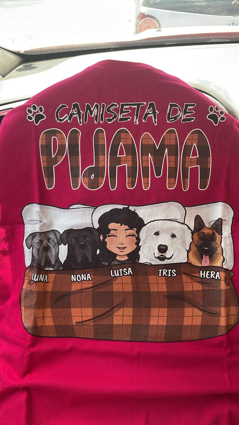Customer photo review of Mi camiseta de pijama - Camiseta personalizada