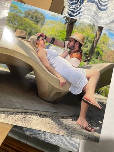Customer photo review of Custom Vinyl Records