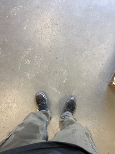 Customer photo review of Maven Comfortable Steel Toe Work Boots