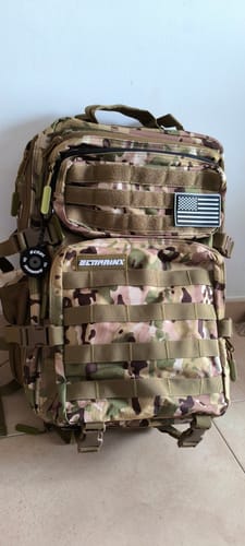 Customer photo review of Mochila Táctica V1 45L All In Camuflaje