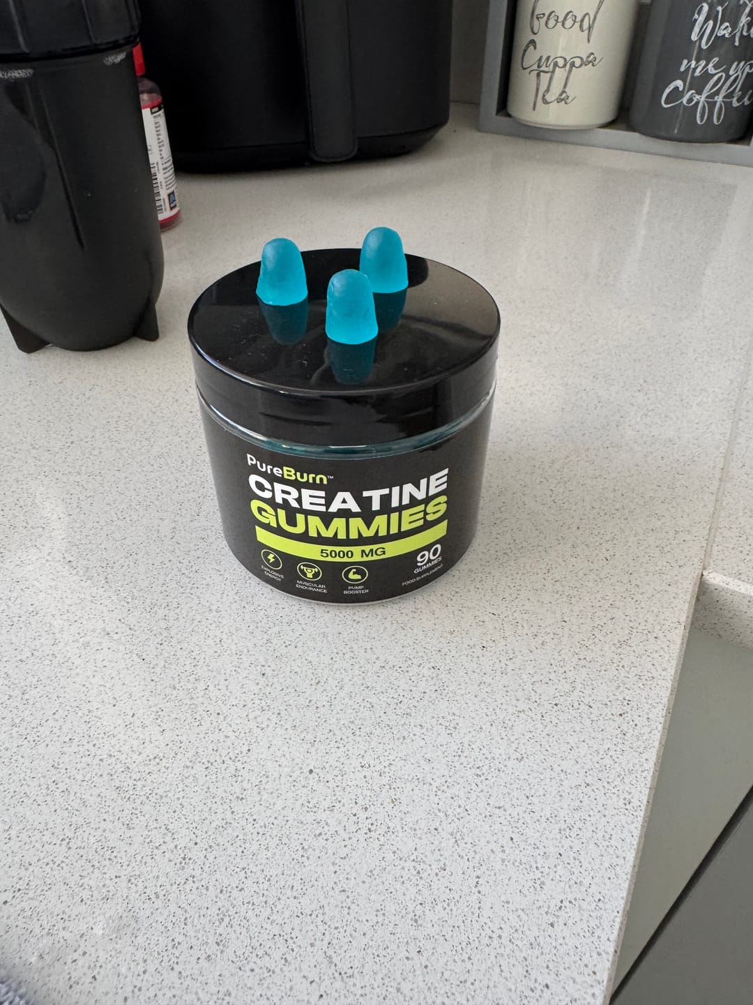 Customer photo review of Creatine Gummies