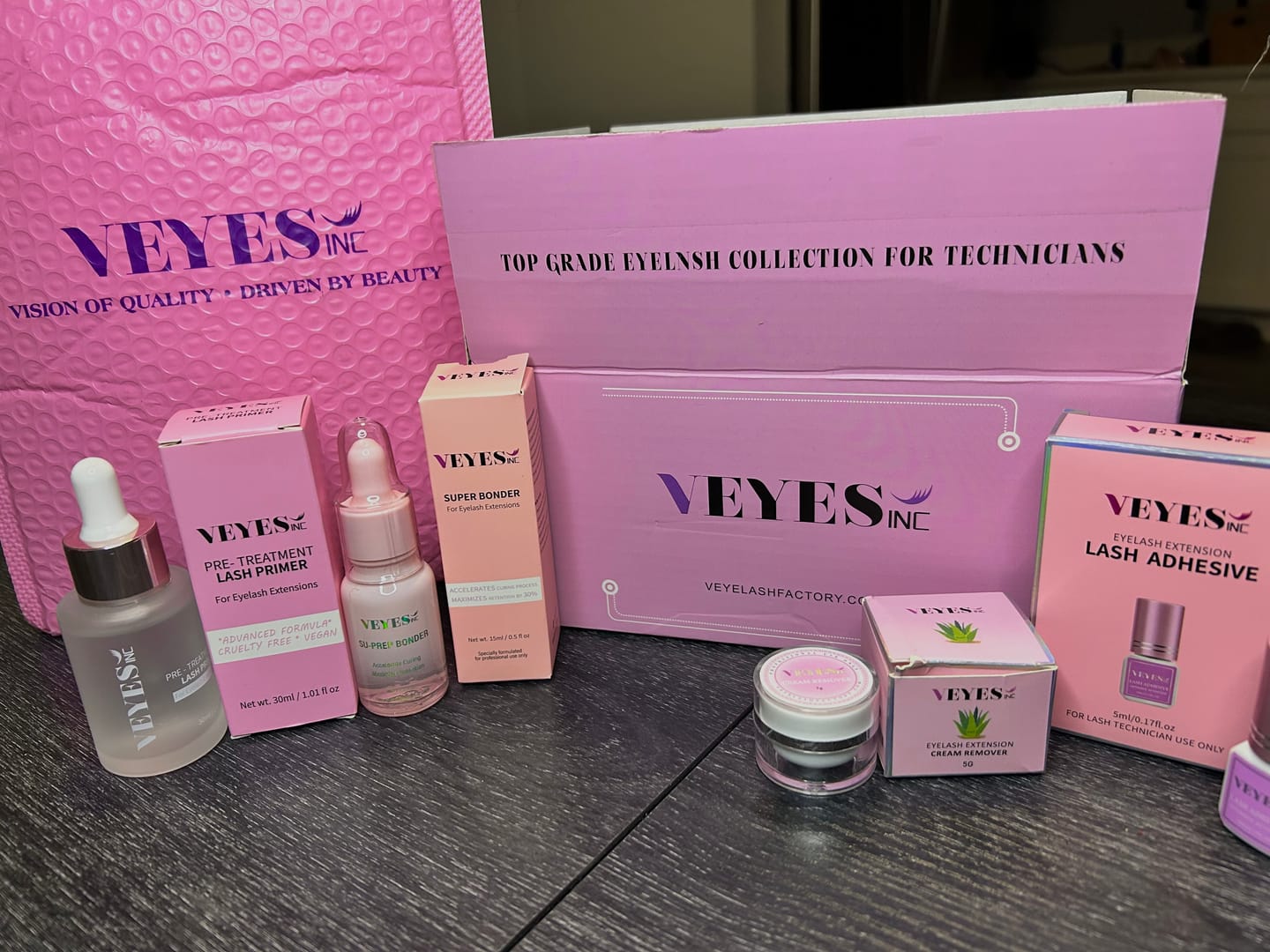 Customer photo review of LC Glam Box professional Lash kit