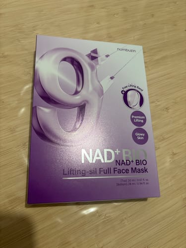 Customer photo review of Numbuzin - Masque intégral liftant pour le visage No.9 (4 masques)