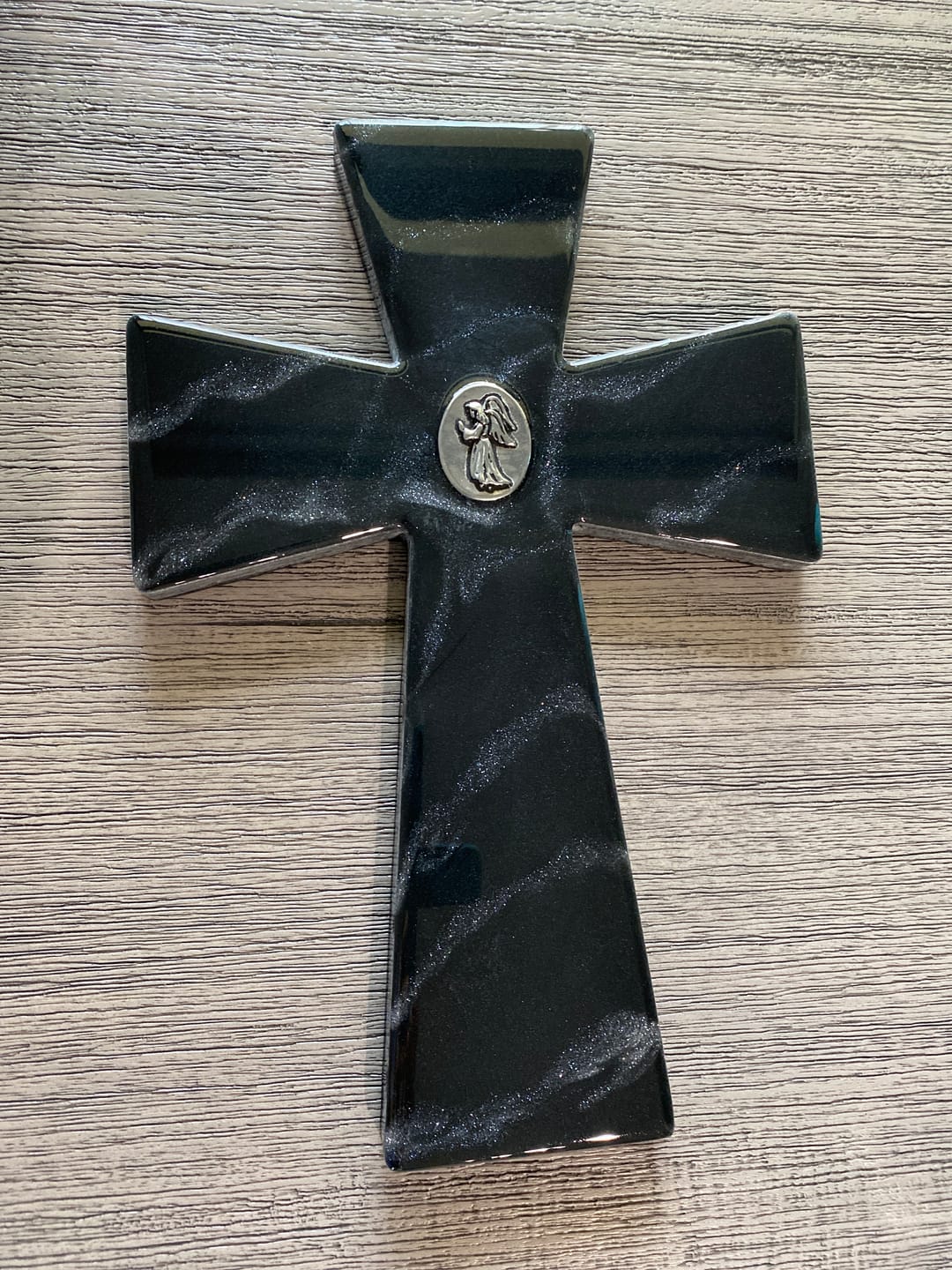 Customer photo review of Unfinished Wood Germanic Cross Shape - Craft - up to 46" DIY