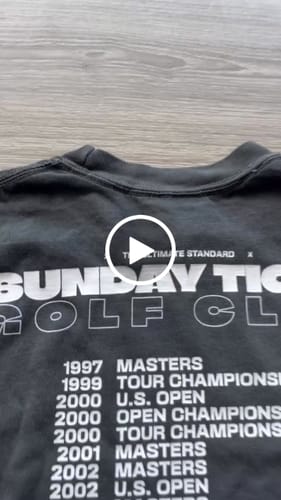 Customer video review of Sunday Tiger Golf Club T-Shirt