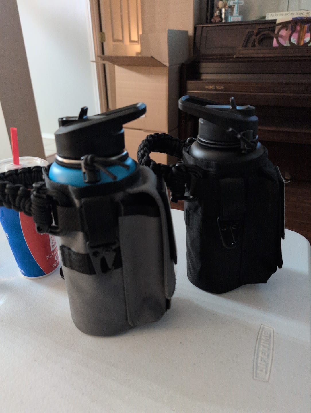 Customer photo review of 32oz Battle Bottle Sleeves