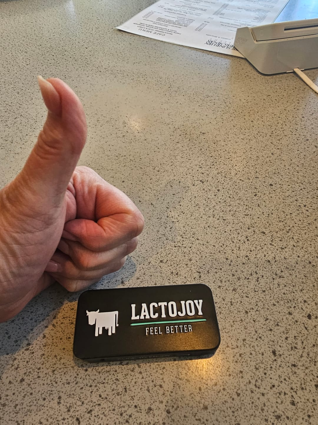 Customer photo review of LactoJoy Lactase Pills - 14.500 FCC - 80 pcs