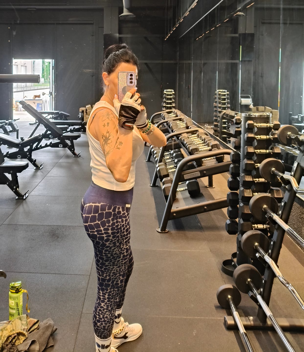 Customer photo review of Leggings Push Up All-Up Nero Liquirizia
