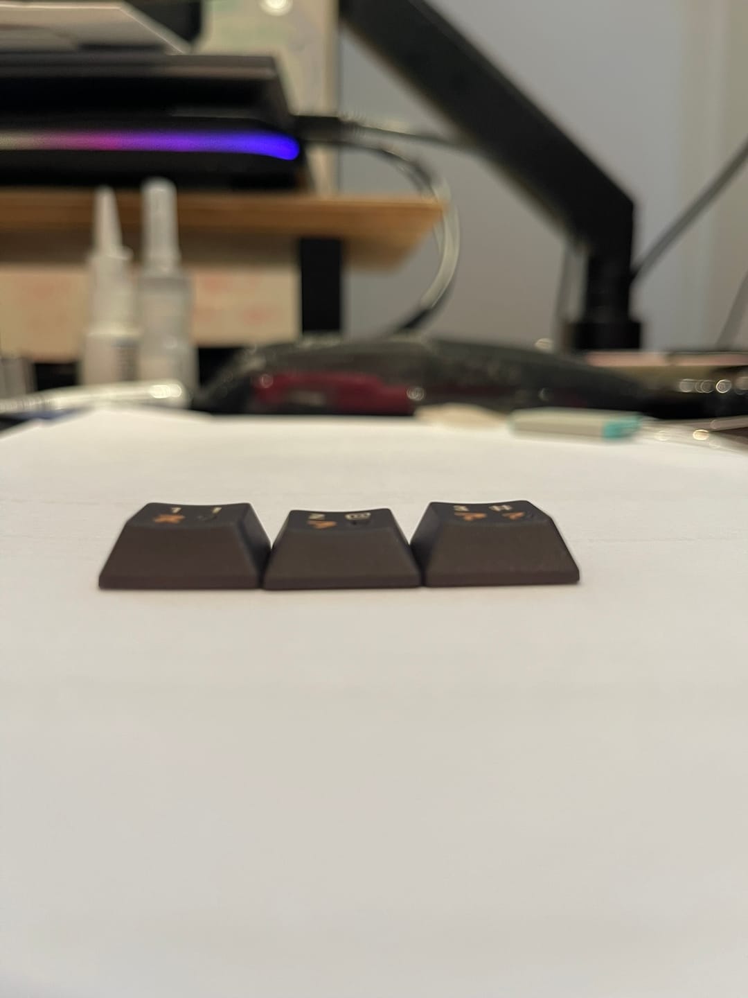 Customer photo review of NuPhy x Keytok 黑色經典哥吉拉 矮軸鍵帽