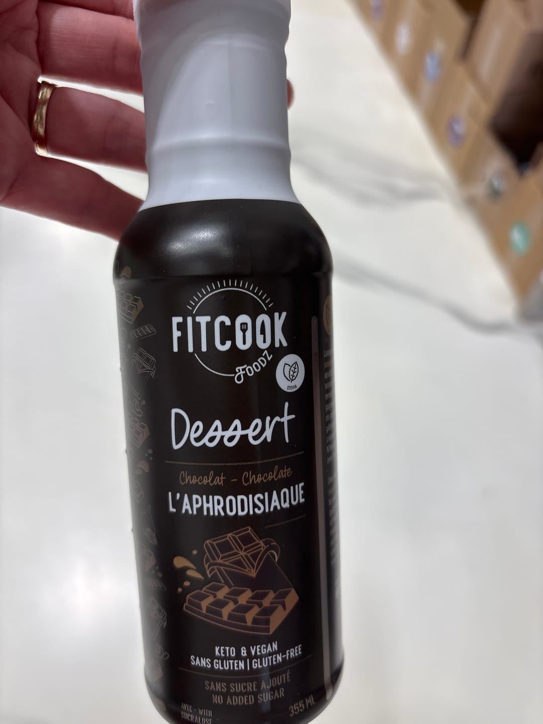 Customer photo review of Fitcook Foodz - Sauces Dessert 355ml