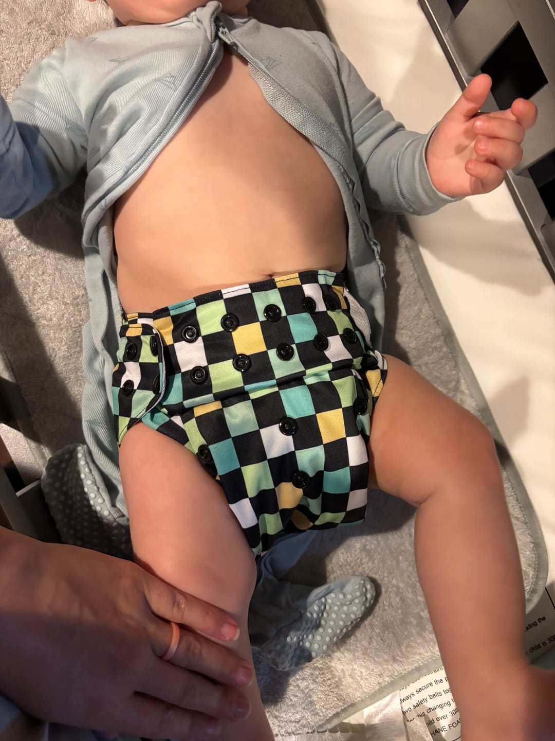 Customer photo review of Slim Fit Pocket Cloth Diaper
