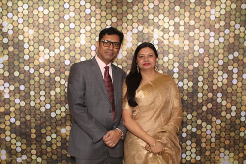 Customer photo review of Golden Khaardaar Crush Tissue Silk Banarasi Saree