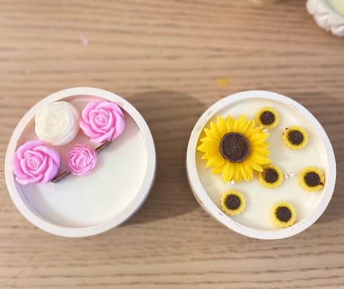 Customer photo review of Cera de Soja para Velas en Vaso (BPF)