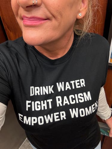 Customer photo review of Empower Women Unisex PremiumTshirt