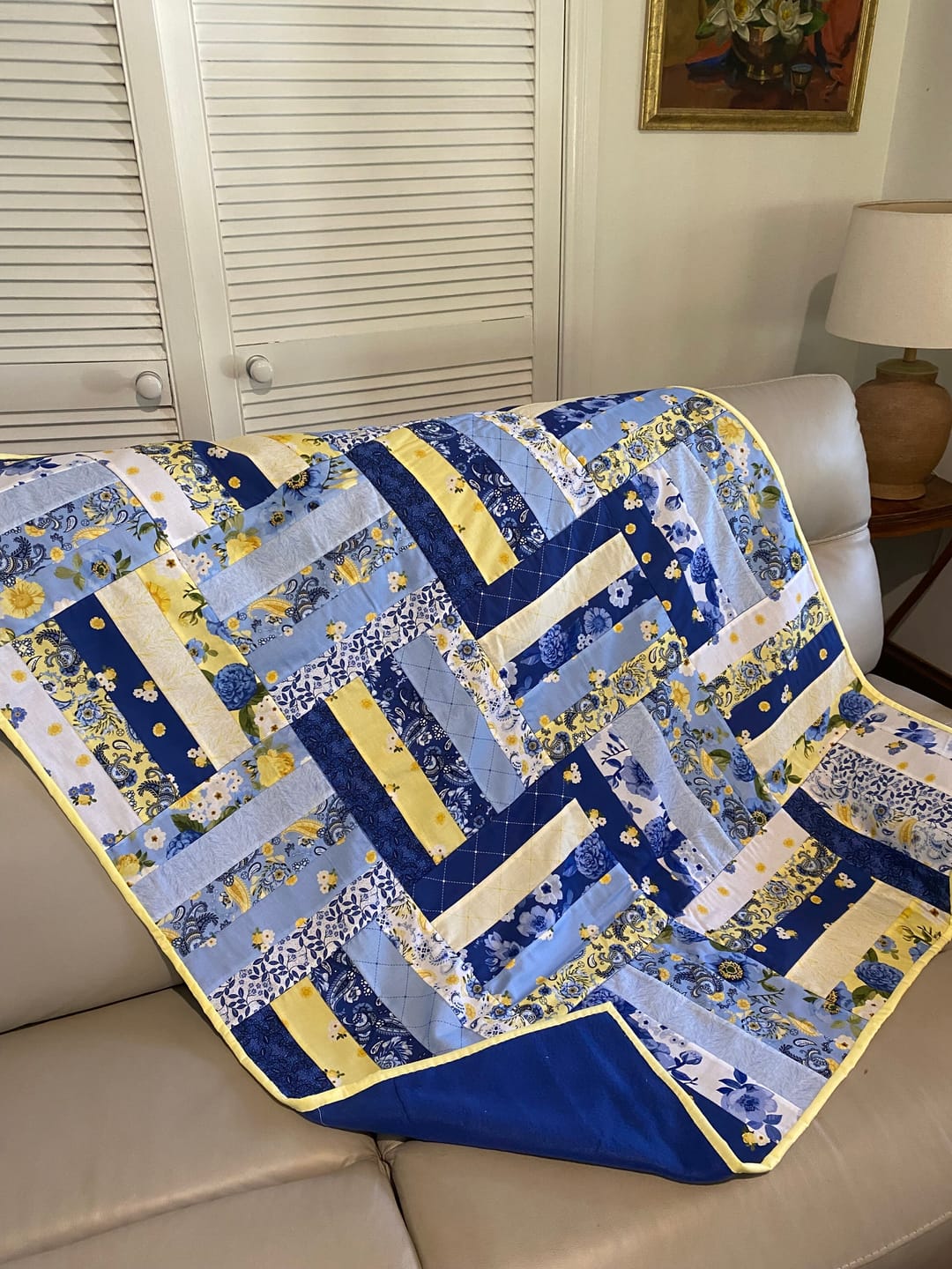 Customer photo review of True Fabrics - Sunshine Blooms - Precut Fabric