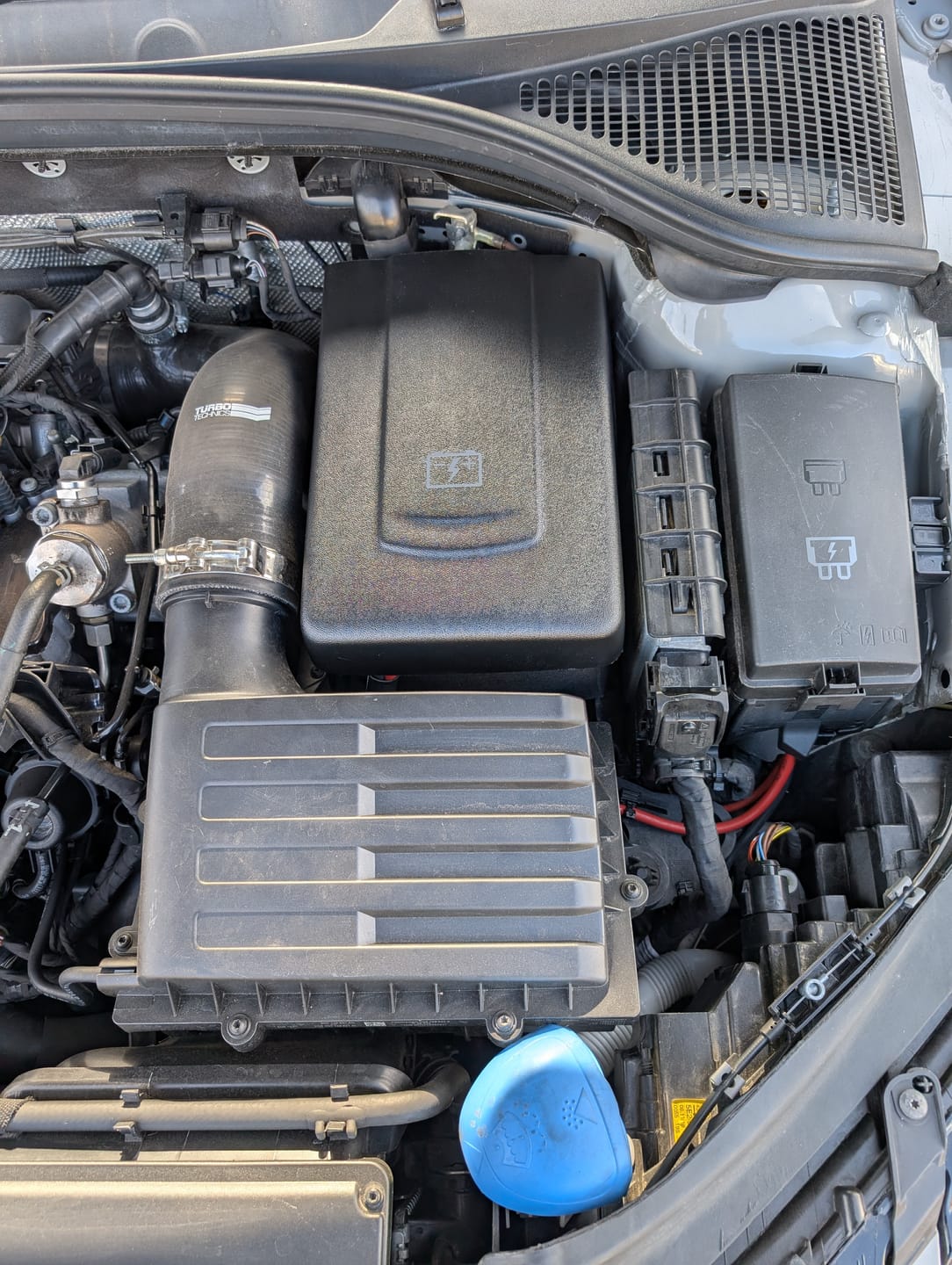 Customer photo review of Battery and Fuse Vinyl Sticker Set