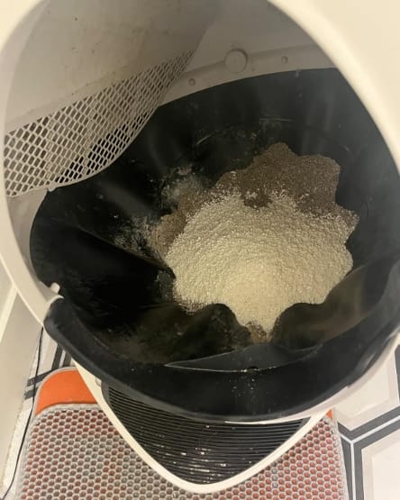 Customer photo review of Michu Wonder Litter - Plant-Based & Automatic-Box Friendly 2.5kg/6L