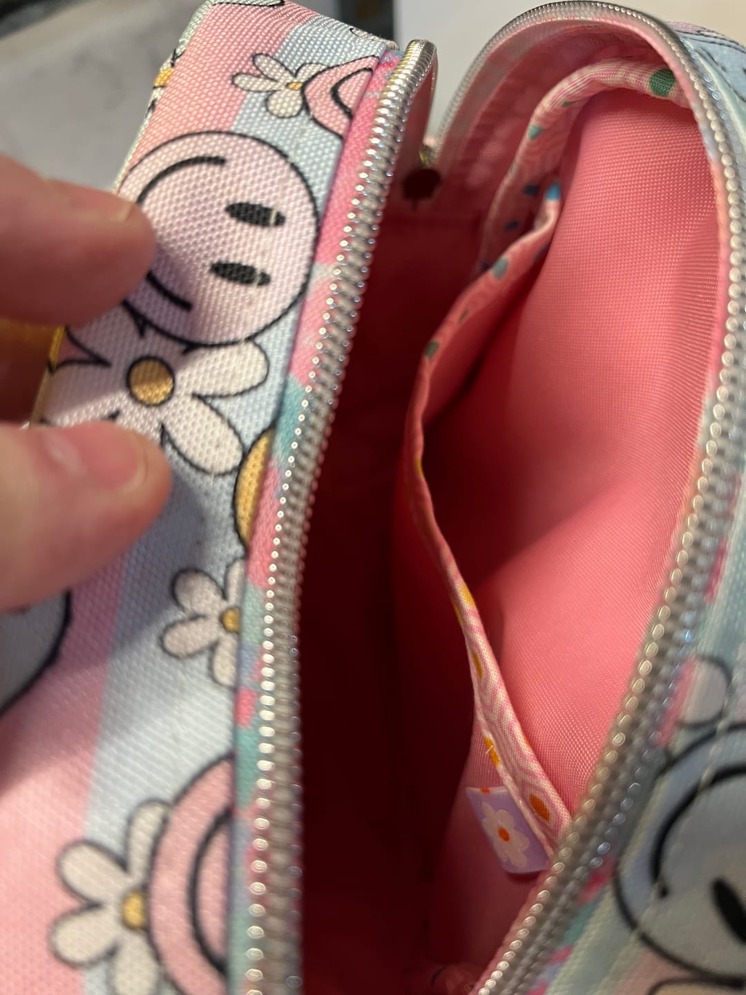 Customer photo review of Pink Parfait - Lightweight Water Resistant Canvas