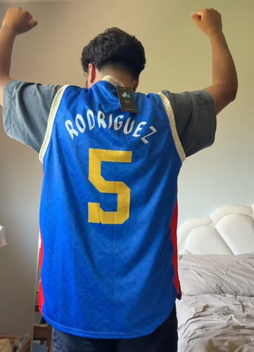 Customer photo review of Philippines Custom Basketball Jersey