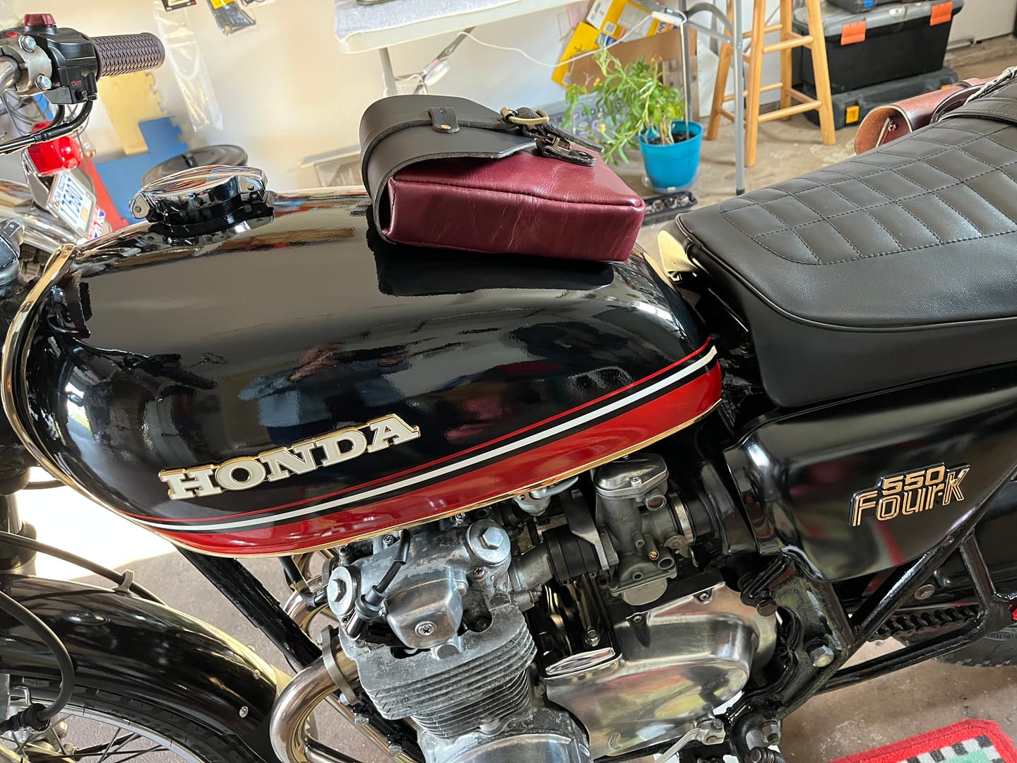 Customer photo review of tank pouch