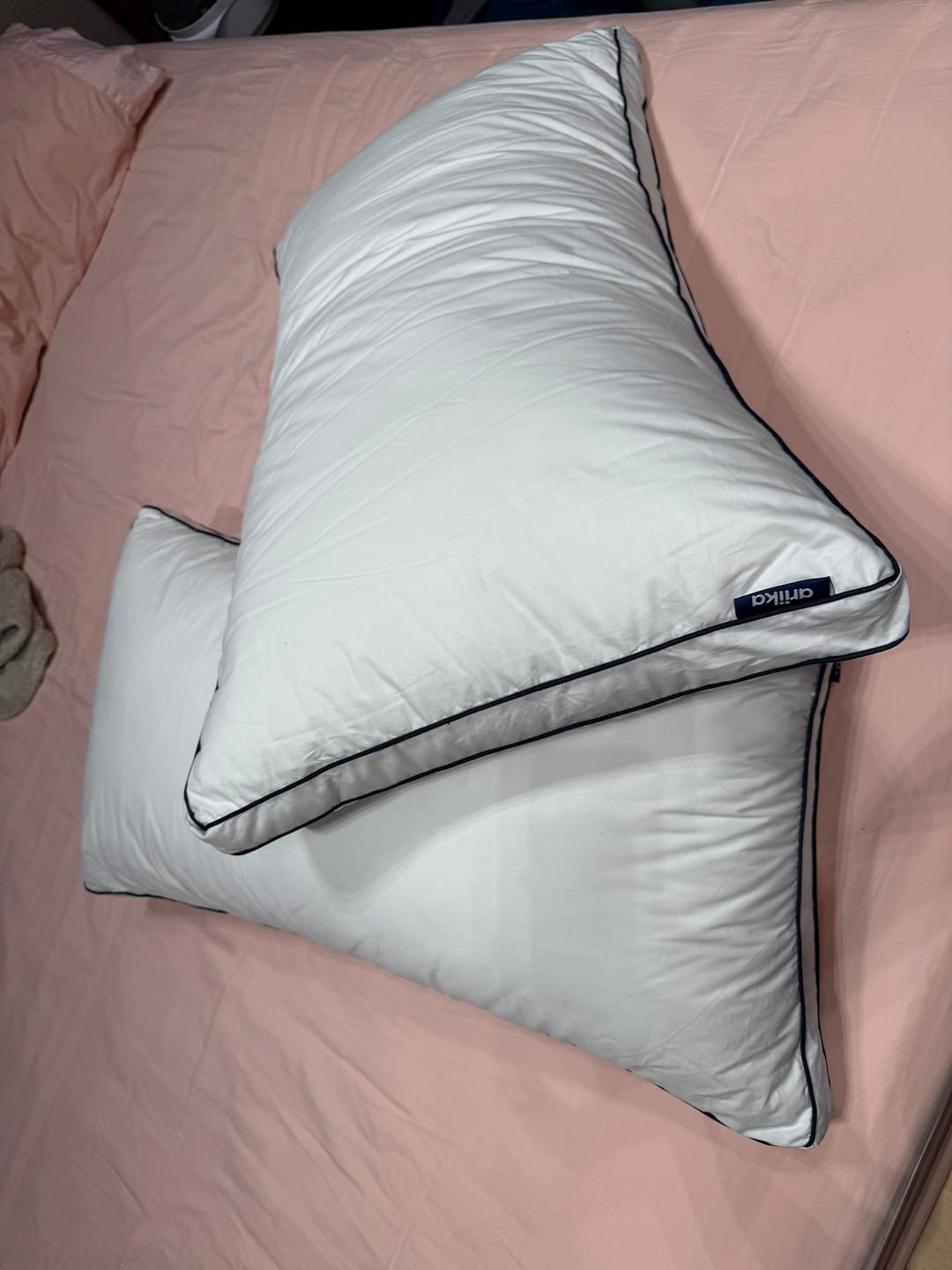 Customer photo review of Lux Microfiber Hotel Pillow