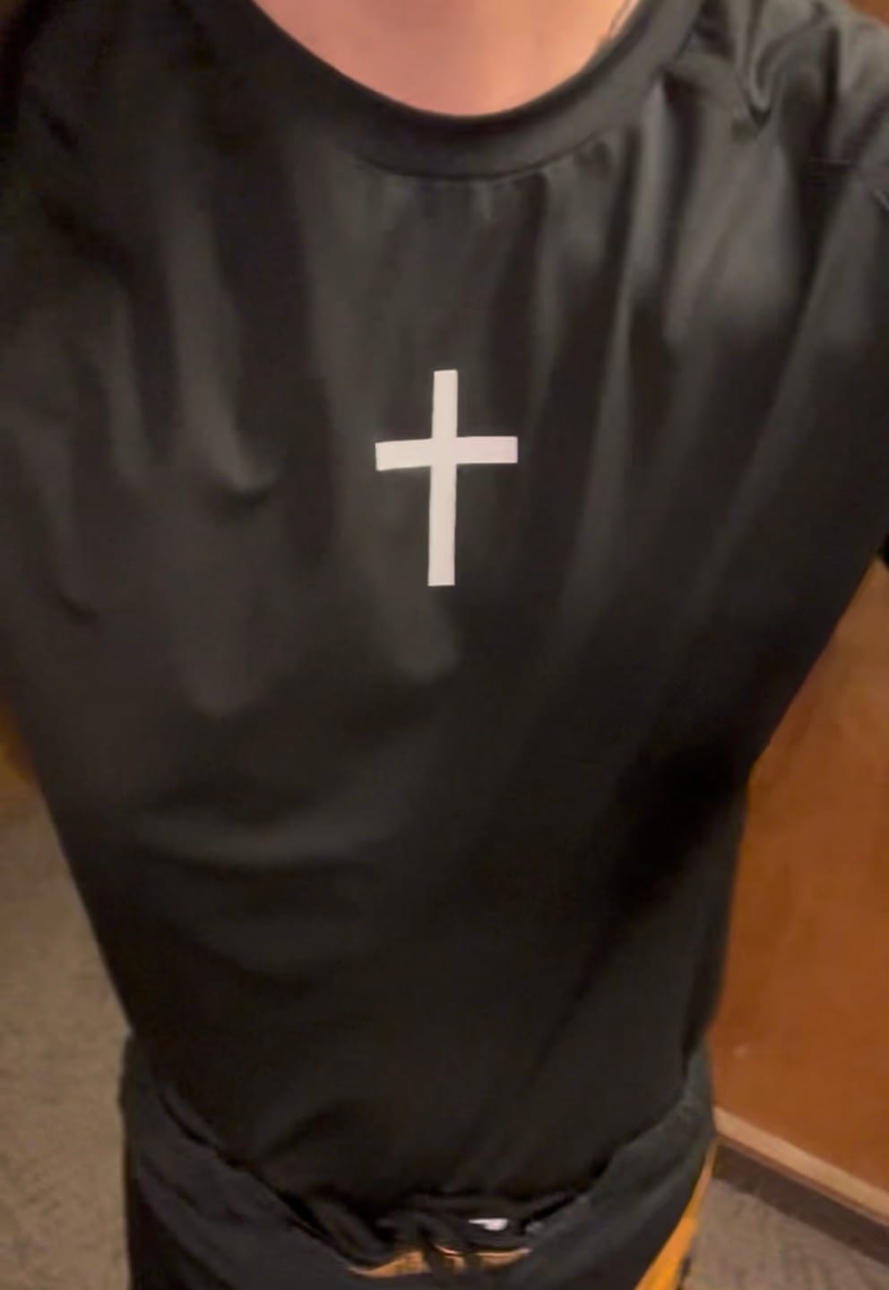 Customer photo review of Cross Short Sleeve Compression - Black