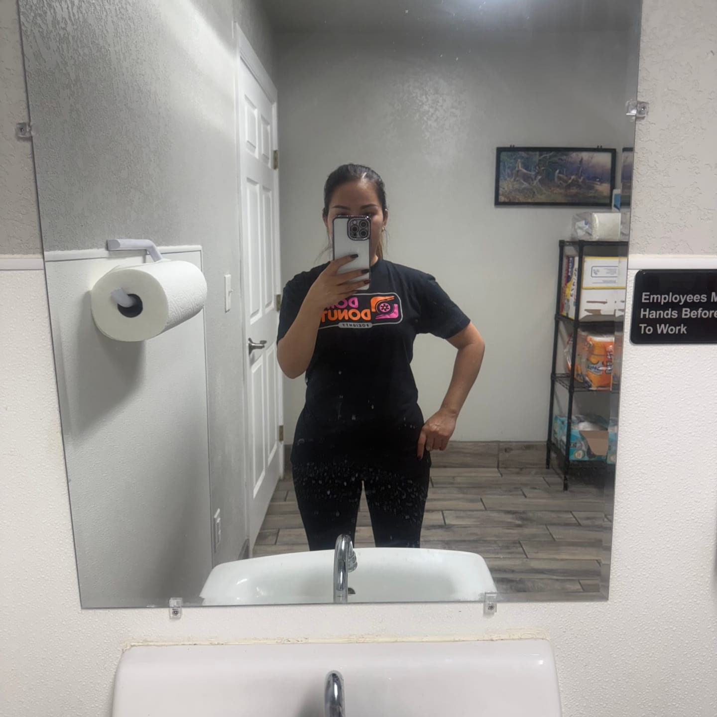 Customer photo review of 80Eighty® Doing Donuts Shirt