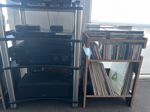Customer photo review of A120 Record Player Stand