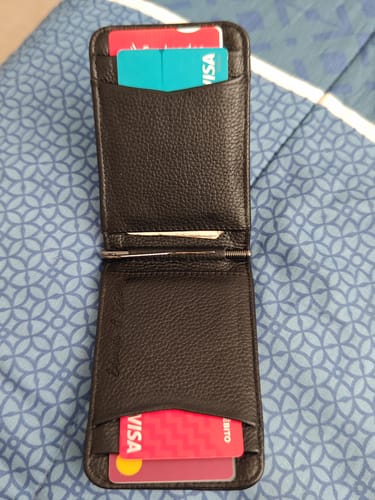 Customer photo review of Cartera Mérida • Negro Flotter