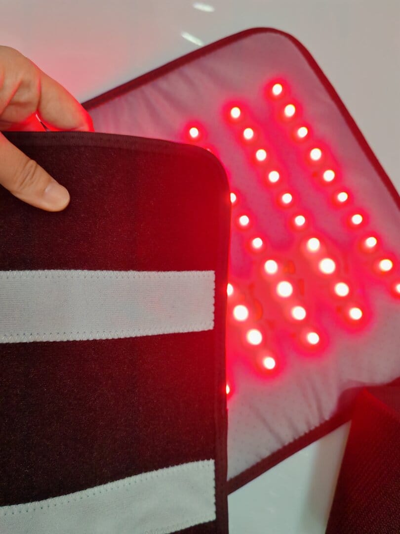 Customer photo review of LumyHealth Red Light Therapy Pad