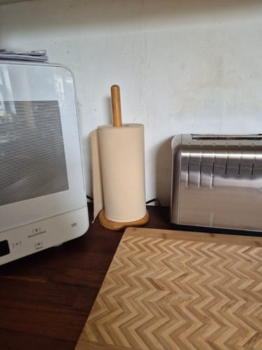Customer photo review of Unbleached Bamboo Kitchen Roll