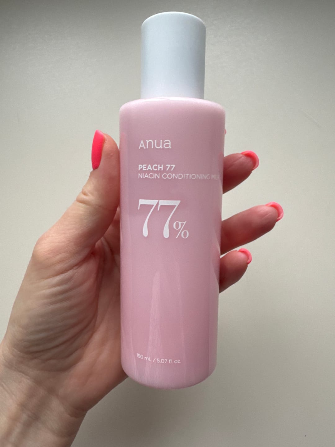 Customer photo review of Mitrinošs pieniņš sejai Anua Peach 77 Niacin Conditioning Milk