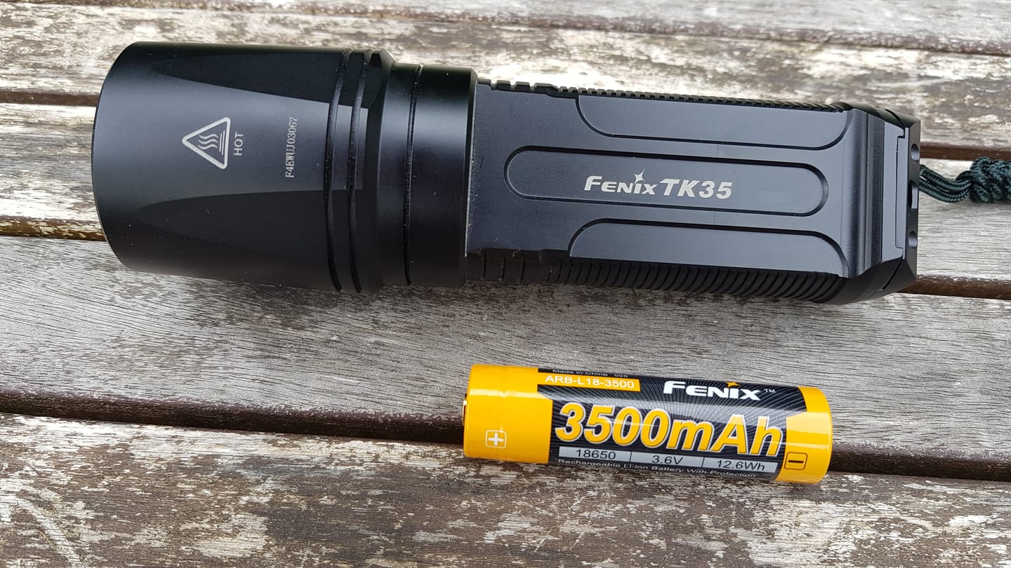 Customer photo review of Fenix ARBL18-3500 - Batterie 3.6V - 3500 mAh