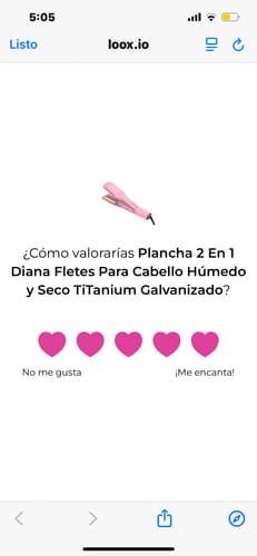 Customer photo review of Plancha 2 En 1 Diana Fletes Para Cabello Húmedo y Seco TiTanium Galvanizado