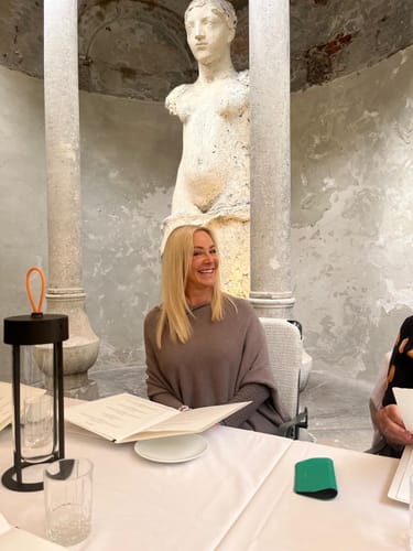 Customer photo review of Asymmetric Draped | Mink