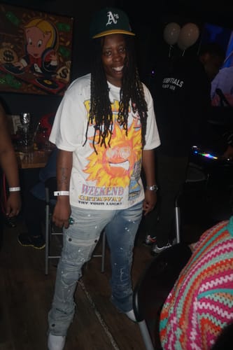 Customer photo review of Triple Seven Weekend Getaway Tee White