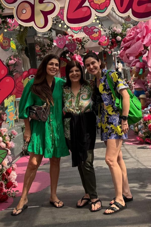 Customer photo review of Anna Forest Green Cotton Midi Dress