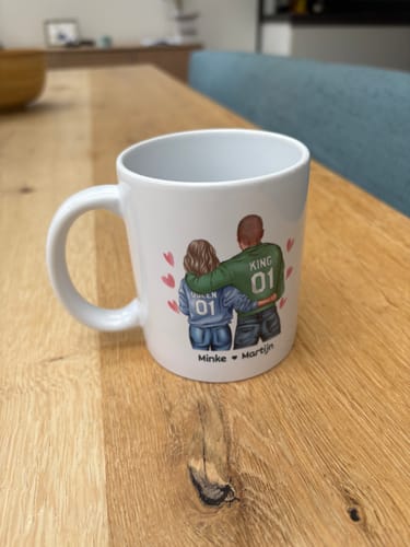 Customer photo review of Koppel gepersonaliseerde mok