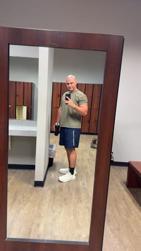 Customer photo review of 401 Essential Jacked Tees