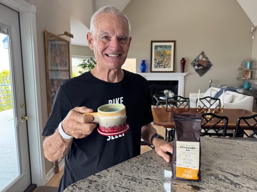 Customer photo review of Café Hacienda Doka Peaberry AA