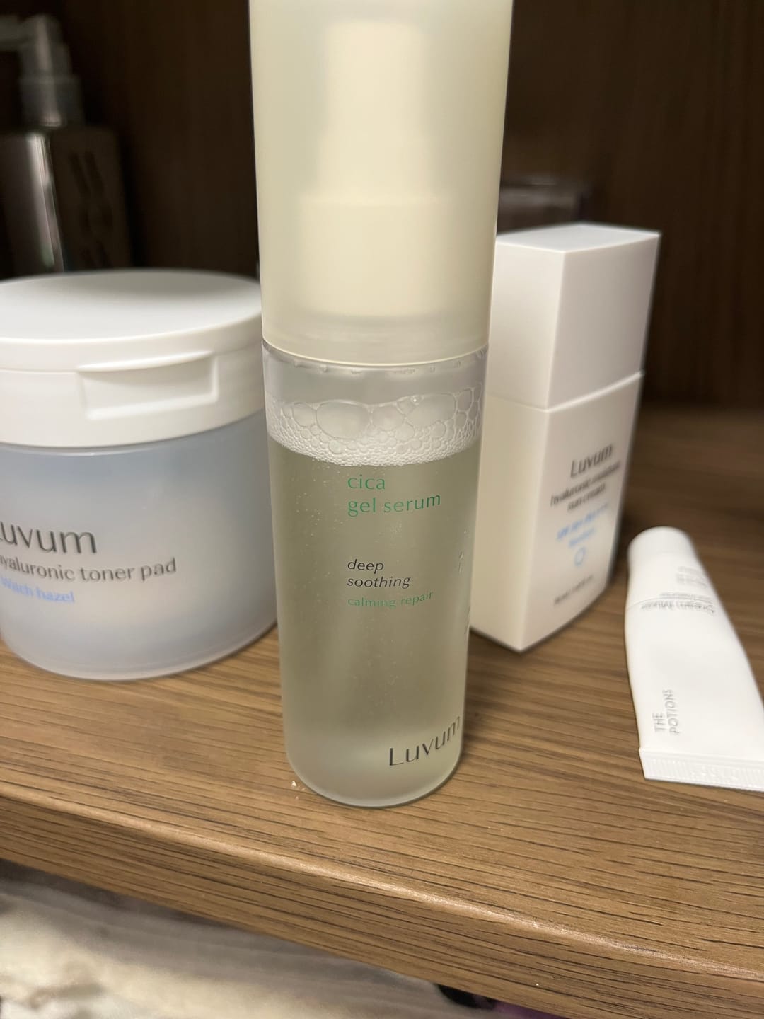 Customer photo review of Luvum Calming Repair Cica Gel Serum (80ml)