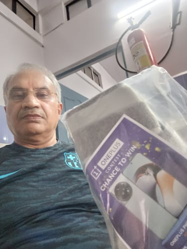 Customer photo review of OA Knee Brace - Open Type (Left/Right) | Offloads the Pressure on the Knee (Grey)